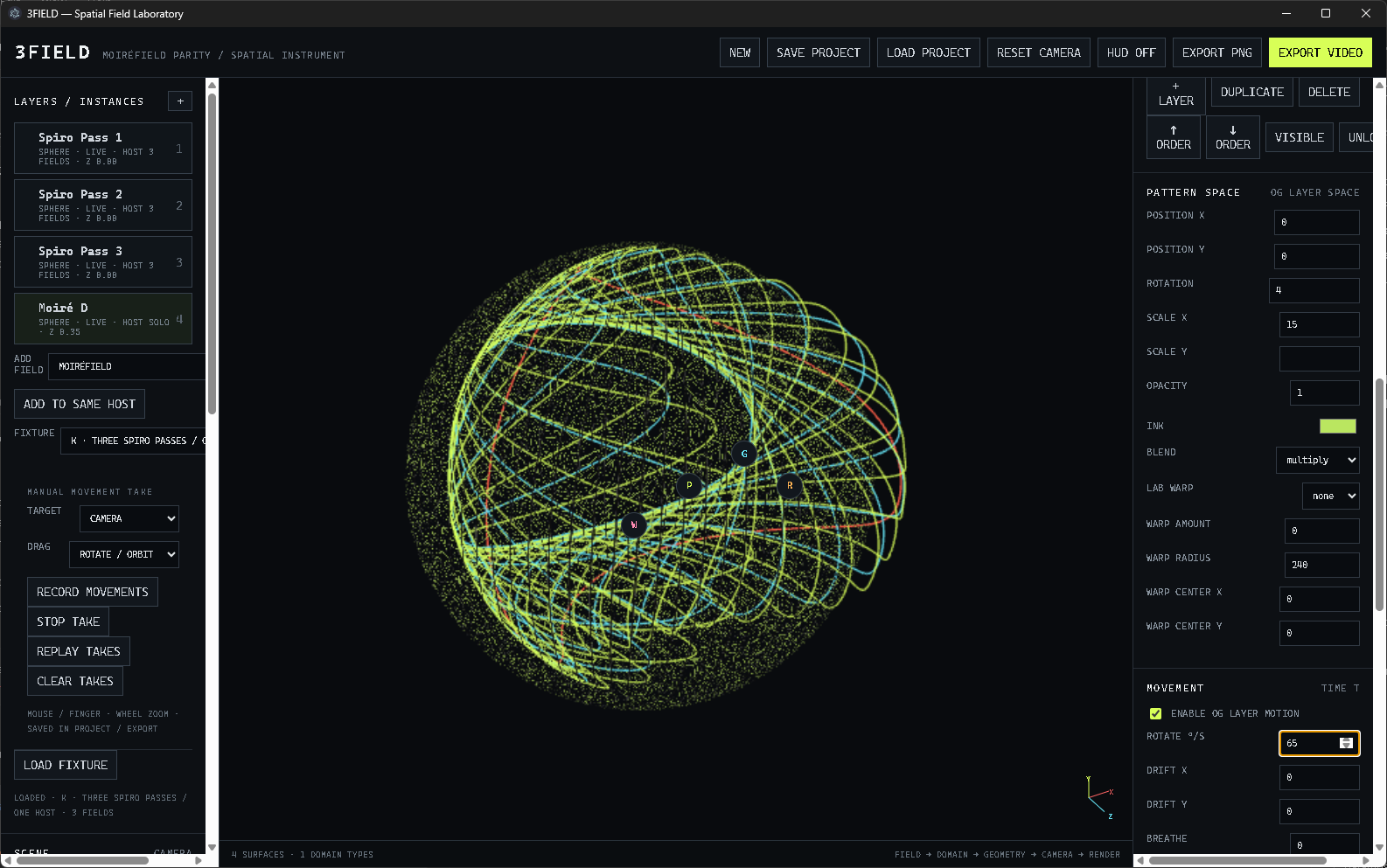 3FIELD interface