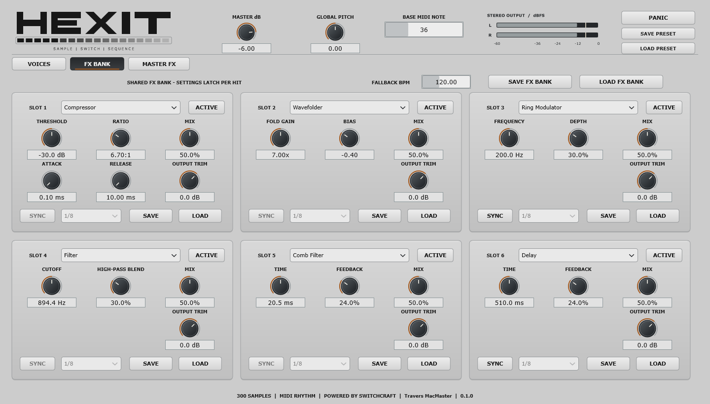HEXIT Compressor interface