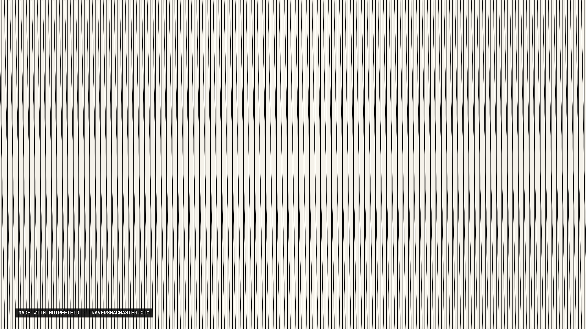 Artwork output from MoiréField